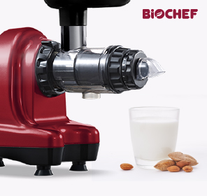 Prepara il tuo latte di mandorle con BioChef Axis